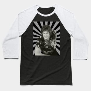 Retro Hasselhoff Baseball T-Shirt